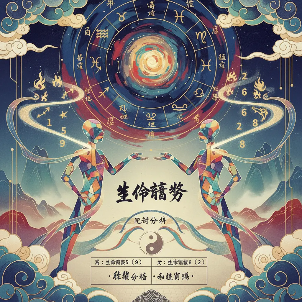 生命靈數配對 - 星座數